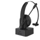 Celly SWHEADSETMONO Auriculares Inalámbrico Diadema Oficina/Centro de llamadas Bluetooth Base de carga Negro